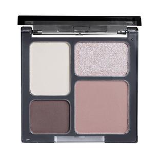 Biya比雅四色眼影迷你盘肿眼泡蓝灰黑粉冷色系碎钻烟熏妆辣妹玩妆