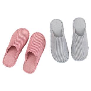 拖鞋女春秋室内居家厚底拖鞋无声秋软底木地板静音秋冬情侣棉拖鞋