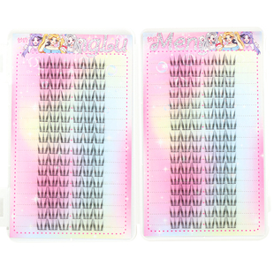 梦鹿猫爪爪32排大容量睫毛书胶水款自然女团仿真假睫毛2025新款