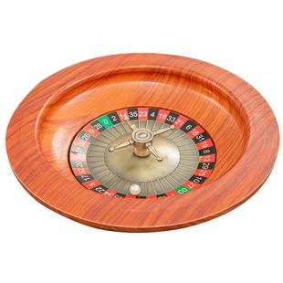 俄罗斯轮盘赌娱乐抽奖转盘幸运大转盘棋牌桌游玩具酒吧助兴道具