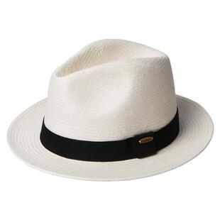 mrduck手工编织巴拿马草帽男夏绅士遮太阳帽白色礼帽女士防晒帽子