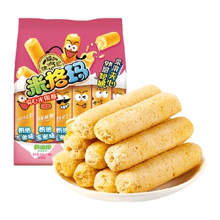 徐福记米果卷米格玛178g奶油玉米味下午茶休闲零食礼包