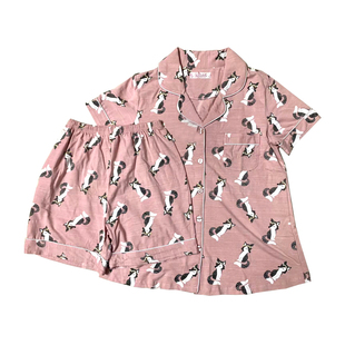 莉安琪正品专柜新款优质竹节棉卡通风格印花女睡衣家居服套装