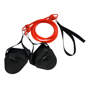 陆地游泳臂力训练拉力绳专业自由蛙仰泳纠正泳姿手蹼拉力器弹力带