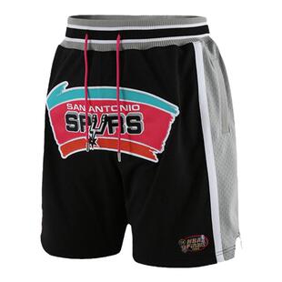 【JUSTDON联名】MN马刺队98-99赛季潮流美式运健身短裤礼盒装男