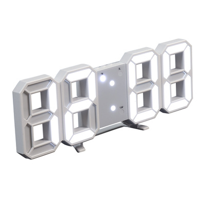 创意LED挂墙钟3D数字时钟