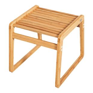 祥福家具竹制软椅凳子茶室空间禅意新中式家具小凳子功夫茶凳会所