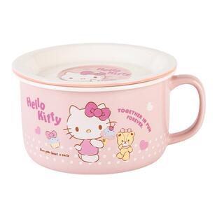 库洛米陶瓷泡面碗带盖日式可爱少女心学生宿舍便当盒餐具大号饭盒