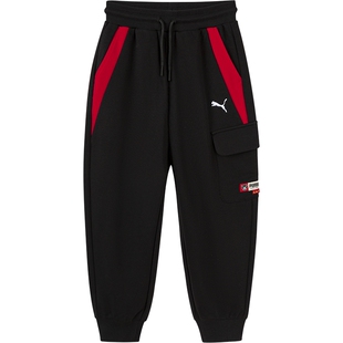 【新年款】PUMA彪马童装儿童春季针织长裤工装束脚卫裤运动拜年服