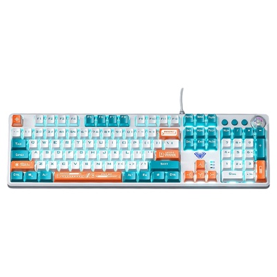 狼蛛机械有线青茶轴108键键盘