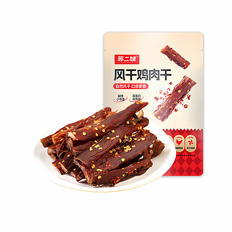 苏二娃鸡肉干风干鸡胸肉买1送1