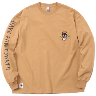 CHUMS洽洽鸟 x BSC联名款潮牌运动长袖T恤内搭打底衫 CH01-2064