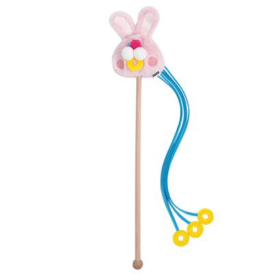 zeze梦幻羽毛逗猫棒铃铛耐玩