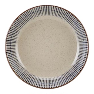 贝鑫蓝雨系列餐具高颜值米饭碗深盘汤碗复古陶瓷餐具套装摆台餐具