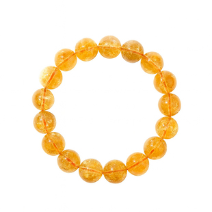 曦光里 【金山】真~巴西天然黄水晶阿塞体手串稀有矿料正品黄水晶