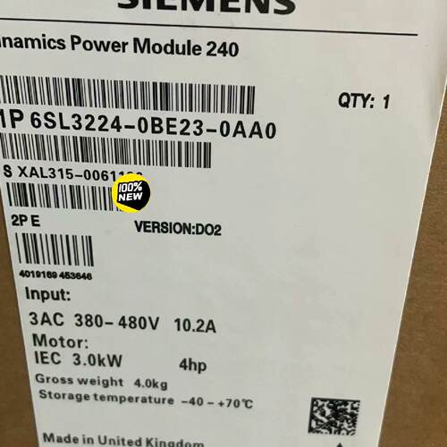 【询价】6SL3224-0BE23-0AA0G120变频器 P适用