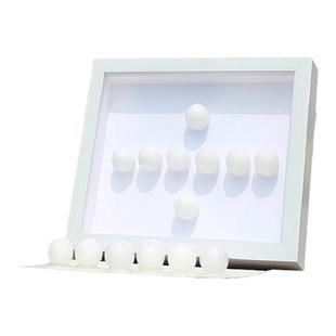 2026年苏民峰八粒白石春阵天然石材风水小球保平安客厅办公室摆件