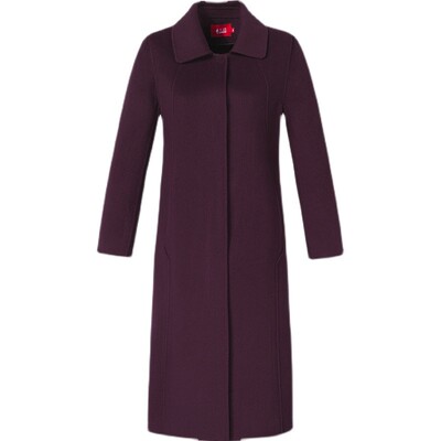 加肥大码双面呢羊绒妈妈羊毛大衣