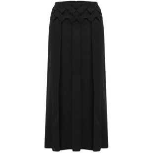 【30%SALE】【Nodress】 原创光泽缎面质感直筒长裙手工花褶长裙