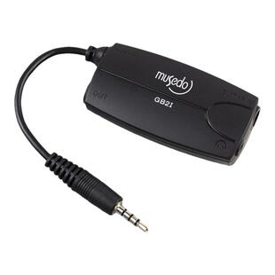 Musedo电吉他贝司iphone ipad手机软件效果音频连接器转换器GB2i