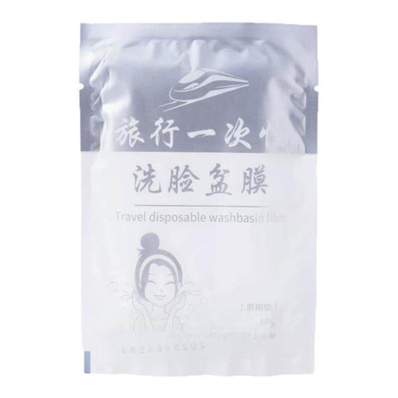酒店隔脏膜旅行一次性洗脸盆膜便携式出差洗漱水池洗手隔离隔污膜