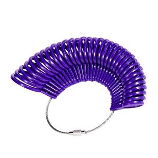 戒指圈测量工具量指围 手指圈号港度环塑料神器试港码测试尺寸diy