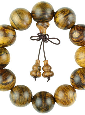 厂家直销原木印尼奇楠佛珠手链