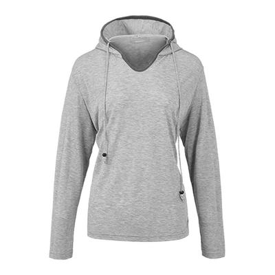 MOUSSY 2026早春新品休闲运动风条纹连帽抽绳卫衣女028JSC80-1019