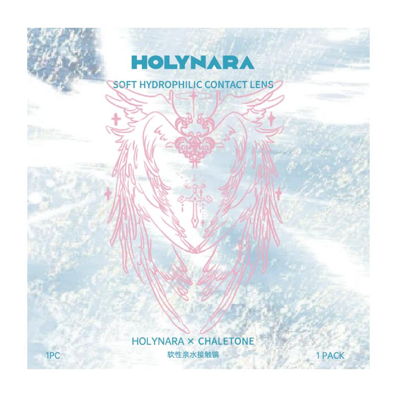 HolyNara美瞳半年抛4副6副组合装囤货自然通勤素颜氛围感隐形眼镜