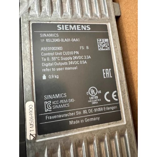 议价6SL30400LA010AA1CU310适用