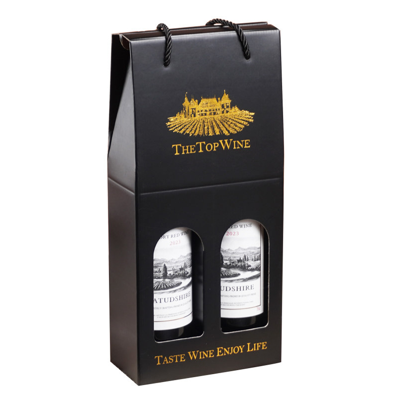 通用双瓶装红酒包装盒葡萄酒纸袋