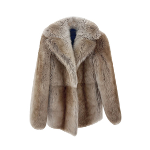 西奈莎高端奢华仿皮草大衣中长款宽松显瘦仿狐狸毛女装加厚外套潮