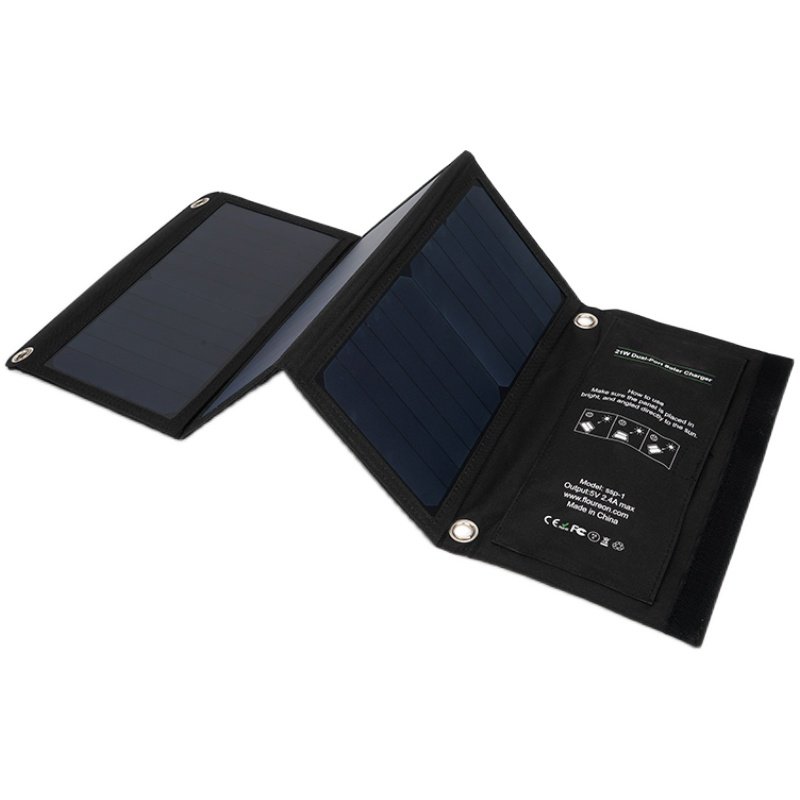 太阳能发电板手机充电用户外便携式折叠包usb器5v 输出移动电旅行
