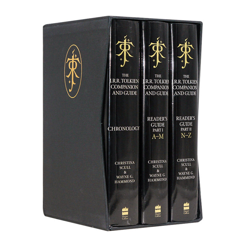 The J R R Tolkien Companion and Guide 托尔金作品指南3卷套装 英文原版小说 托尔金生平与作品编年史 生活著作艺术介绍书籍
