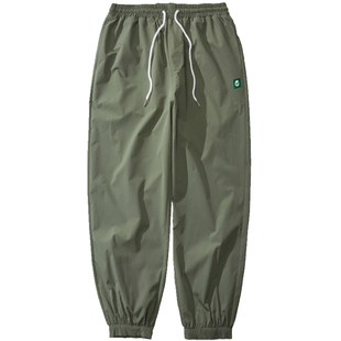 韦恩泽维尔加肥加大宽松大码松紧腰头灯笼裤气球裤休闲长裤男7225