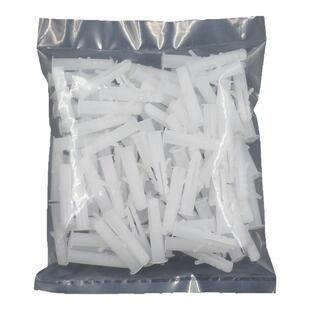 100个塑料膨胀管6mm涨塞胀塞钻孔墙塞胶栓胶粒尼龙自攻钉木螺丝