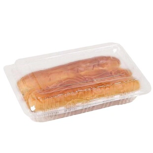 J005小一深打包盒BOPS透明寿司盒蛋糕外卖快餐一次性饭盒 100个