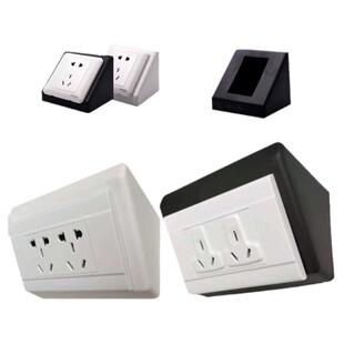 实验PVC专用斜式插座盒岛式底盒线槽全钢材质118型86型中央台双面