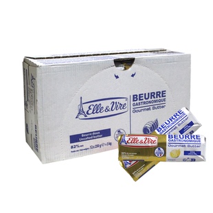 法国爱乐薇铁塔淡味黄油卷250g*12动物黄油面包烘焙原料商用整箱