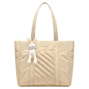 MAKEUP KITTEN2025新款托特包女包大容量绵绵通勤手提包单肩大包