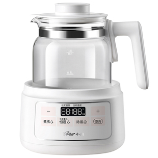 小熊全玻璃恒温热水壶婴儿专用智能泡奶烧水壶家用温奶器暖奶冲奶