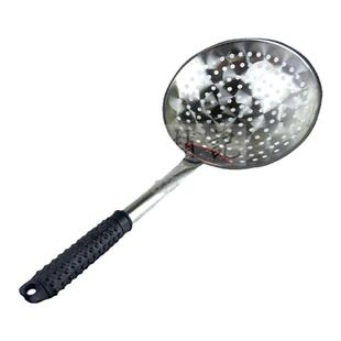 包邮不锈钢宽边半边漏勺，油鼓，油格，油笼，打菜漏勺，沥水汤勺