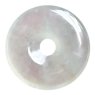 缅甸玉冰种翡翠平安扣老坑A货天然玉石小圆扣玉坠耳坠女精致小巧