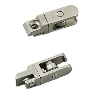 金刚网折叠纱门万向轮63百褶门底轮68型隐形纱窗门不锈钢滑轮配件