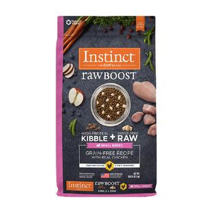 Instinct天然百利狗粮全价冻干双拼鸡肉小型犬最差至26年9.27