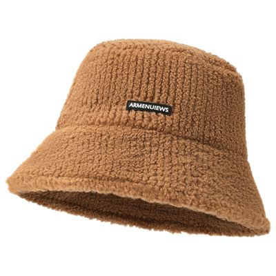 大头星球渔夫帽女秋冬加厚保暖