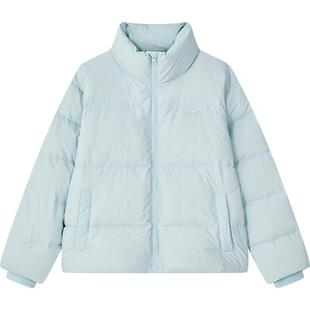 波尼PONY1972女款羽绒服冬粉蓝色户外休闲羽绒服 243W2OF30PB