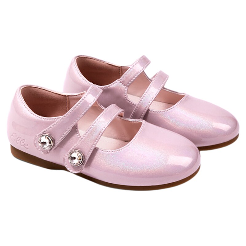 ELLEKIDS女童时尚小皮鞋单鞋
