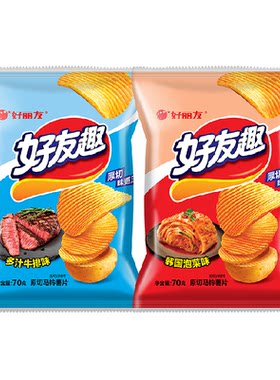 好丽友儿童薯片零食70g×3包