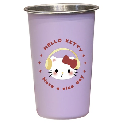 304不锈钢漱口杯多巴胺高颜值刷牙杯洗漱杯可爱kt猫漱口杯牙刷杯
